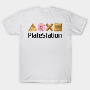 Playstation Platestation Greggs Style T-Shirt